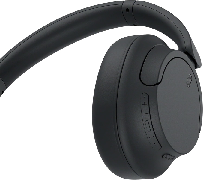Casque Bluetooth 5.2 Sony WH-CH720 avec microphone intégré - Bandeau réglable - Connectivité multipoint - Filaire et sans fil - Oreillettes rotatives - Jusqu'à 50 h d'autonomie - Noir