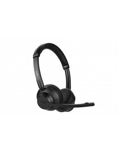 Casque Bluetooth 5.2 Urban Factory Movee Pro - Support de charge - Microphone avec réduction du bruit ambiant - Noir