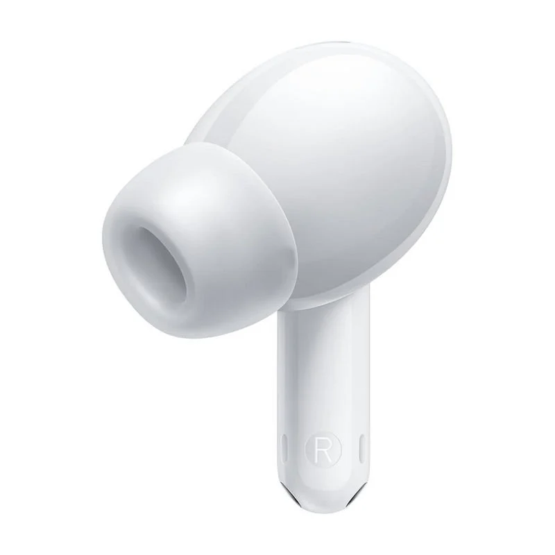 Casque Bluetooth 5.3 Xiaomi Redmi Buds 6 Lite - Microphone intégré - Suppression active du bruit - Autonomie jusqu'à 7h - Contrôle tactile - Couleur blanche