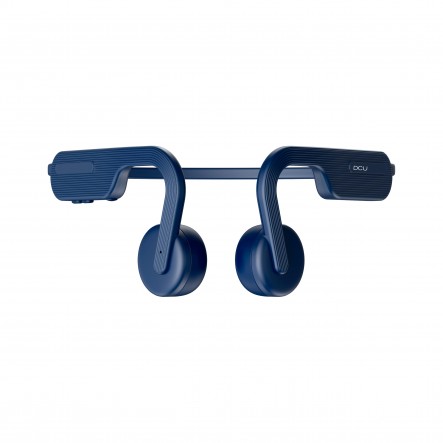 Casque Bluetooth à oreille ouverte DCU Tecnologic - Connexion Bluetooth 5.0 stable - Batterie 230 mAH - Microphone avec sensibilité 42 DB - Poids léger de 31 g - Couleur bleue