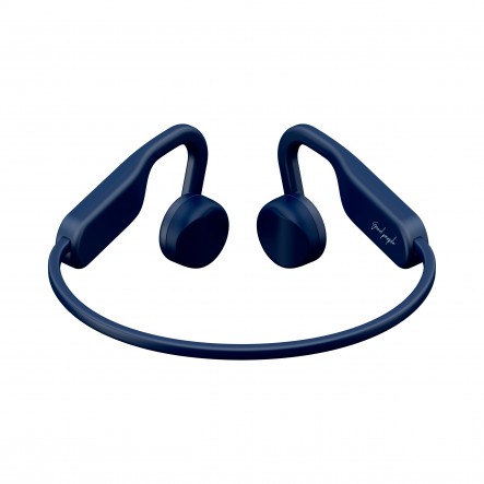 Casque Bluetooth à oreille ouverte DCU Tecnologic - Connexion Bluetooth 5.0 stable - Batterie 230 mAH - Microphone avec sensibilité 42 DB - Poids léger de 31 g - Couleur bleue