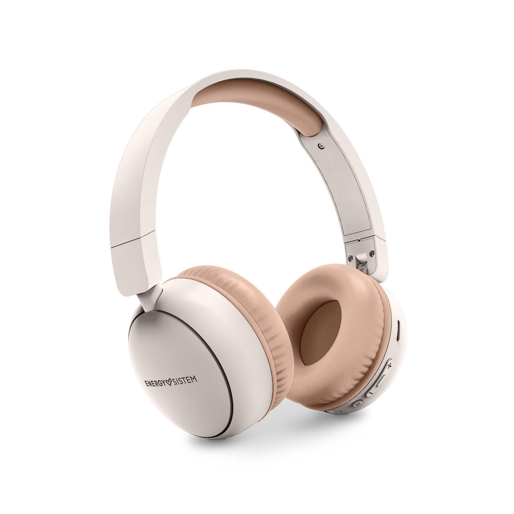 Casque Bluetooth Energy Sistem avec Radio FM - Plastique 100% Recyclé - Lecteur MP3 et MicroSD - Couleur Blanc