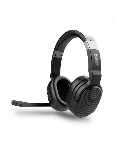 Casque Bluetooth Urban Factory Movee Comfort - Microphone antibruit - Noir