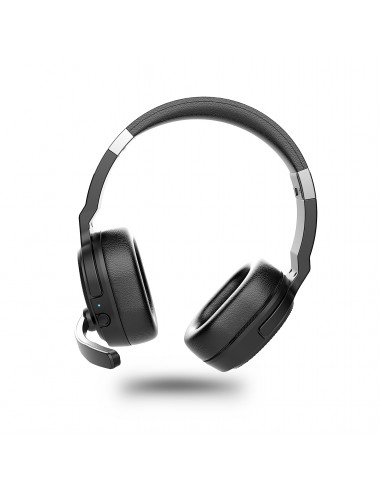 Casque Bluetooth Urban Factory Movee Comfort - Microphone antibruit - Noir
