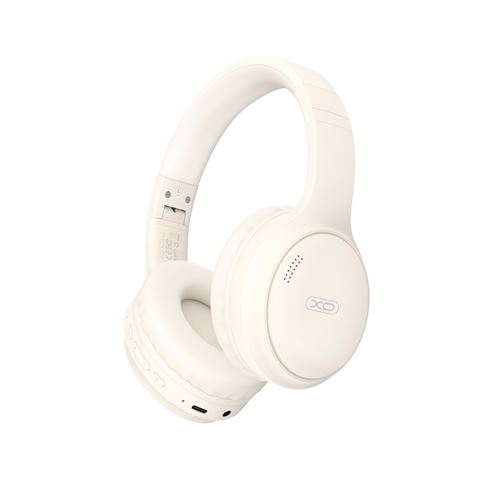 Casque Bluetooth XO 5.3 ANC - Haut-parleur 40 mm - Batterie 1000Mah - Jusqu'à 115 heures de musique - Réduction du bruit - Couleur blanche