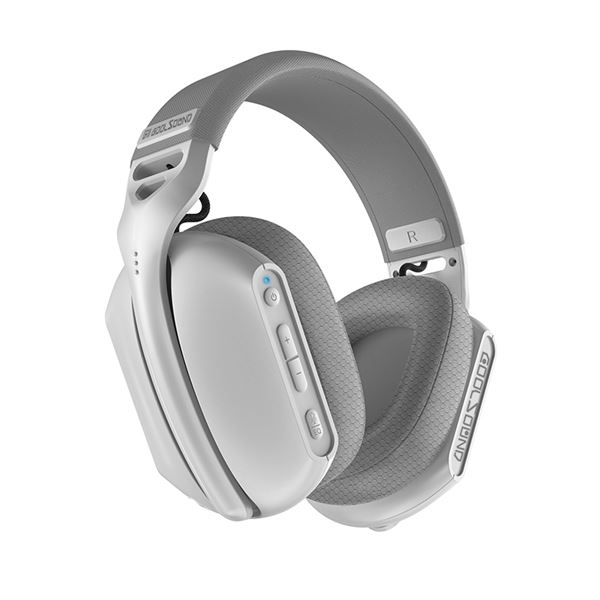 Casque de jeu Bluetooth Coolsound G11 - Éclairage RVB - Blanc