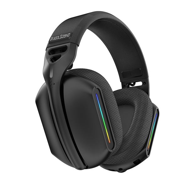 Casque de jeu Bluetooth Coolsound G11 - Éclairage RVB - Noir