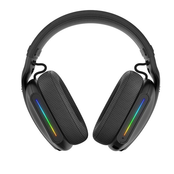 Casque de jeu Bluetooth Coolsound G11 - Éclairage RVB - Noir