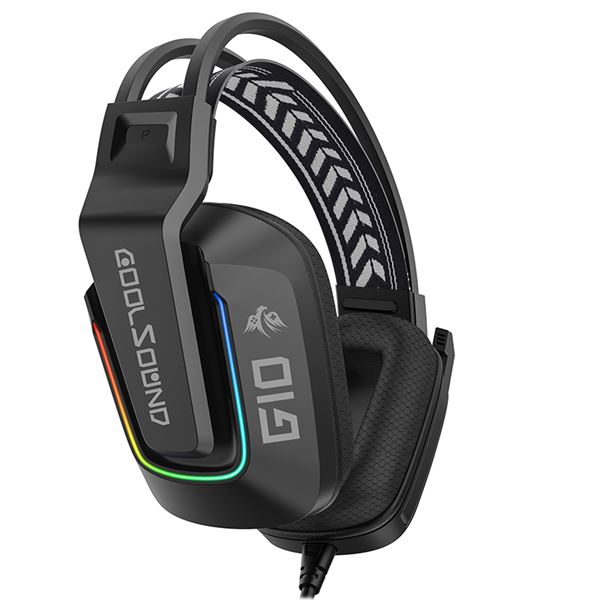 Casque de jeu Coolsound G10 - Compatible avec XBOX, PS5, PS4, Switch et PC - Noir