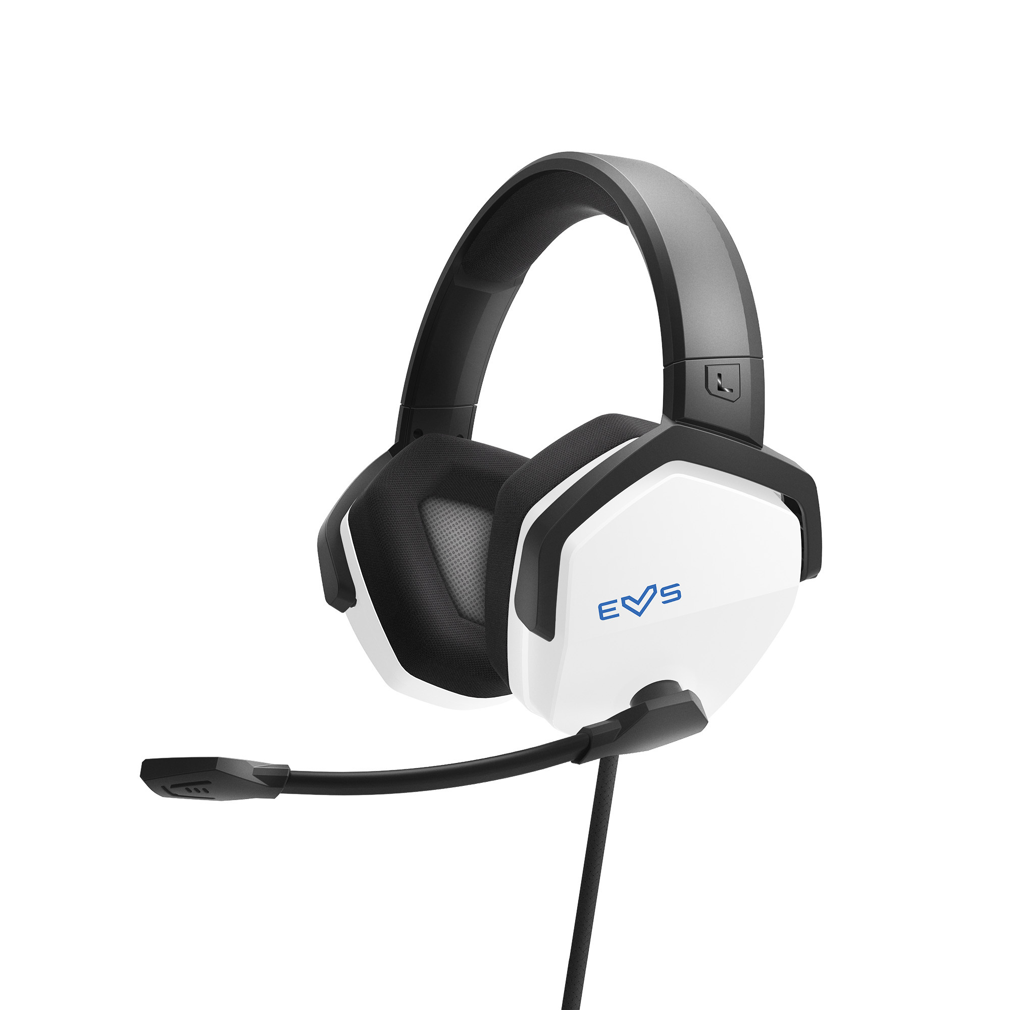 Casque de jeu Energy Sistem ESG 3 - Basses profondes - Coussinets en tissu - Son cristallin - Couleur blanche