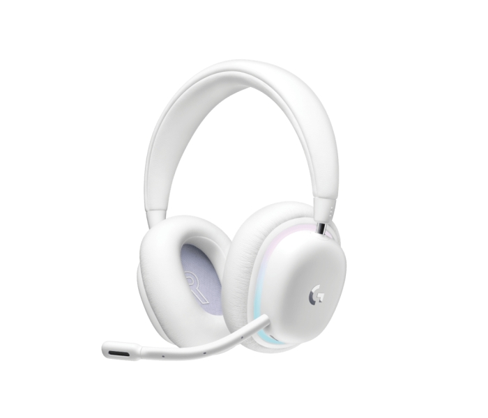 Casque de jeu sans fil Logitech G735 DTS 7.1 avec microphone - Technologie Lightspeed - Jusqu'à 56 h d'autonomie - Compatibilité Dolby Atmos - Blanc