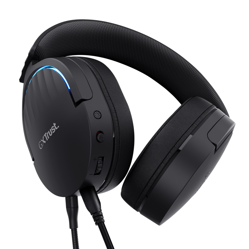 Casque de jeu Trust GXT490 Fayzo - USB 7.1 - Noir