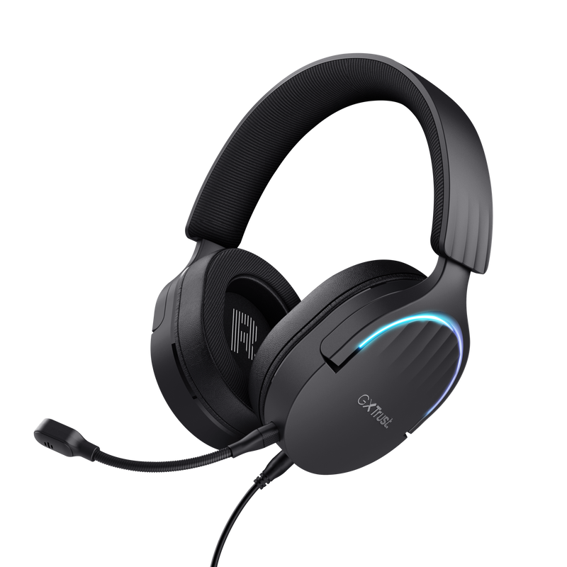 Casque de jeu Trust GXT490 Fayzo - USB 7.1 - Noir