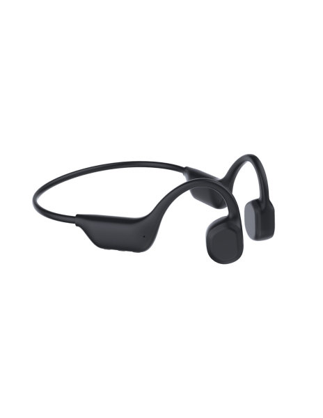 Casque de sport sans fil Ksix Astro2 5.4 à conduction osseuse - Jusqu'à 7 h d'autonomie - Batterie 200 mAh - Étanchéité IPX5 - Noir
