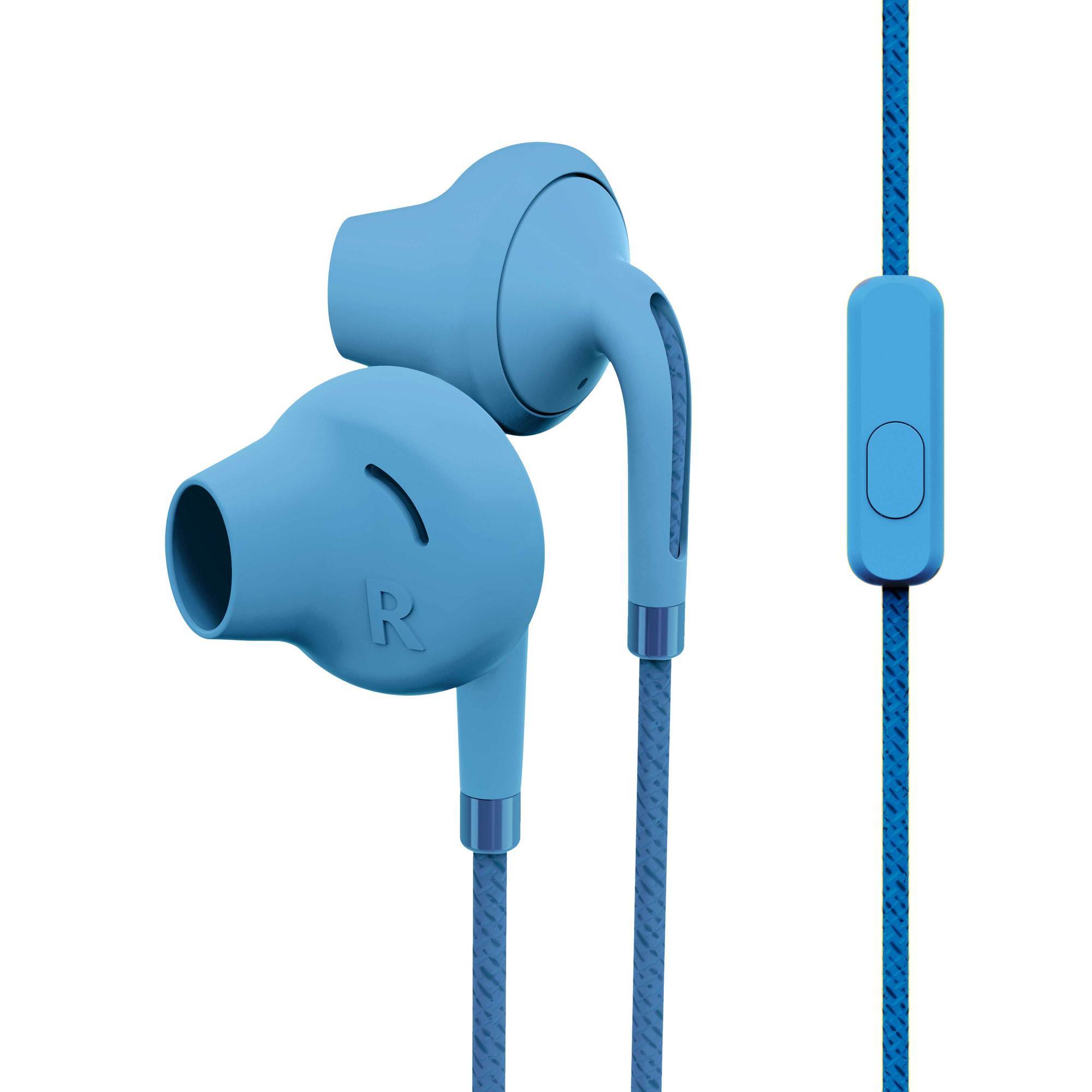 Casque Energy Sistem Style 2+ - Basses Profondes - Microphone - Contrôle de Conversation - Double Longueur - Couleur Bleu