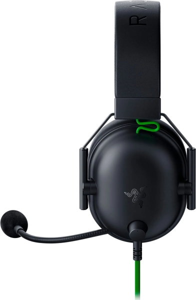 Casque gaming Razer BlackShark V2 X - Microphone cardioïde Razer HyperClear - Son 7.1 - Réduction passive du bruit - Multiplateforme - Connexion Jack 3.5 - Noir