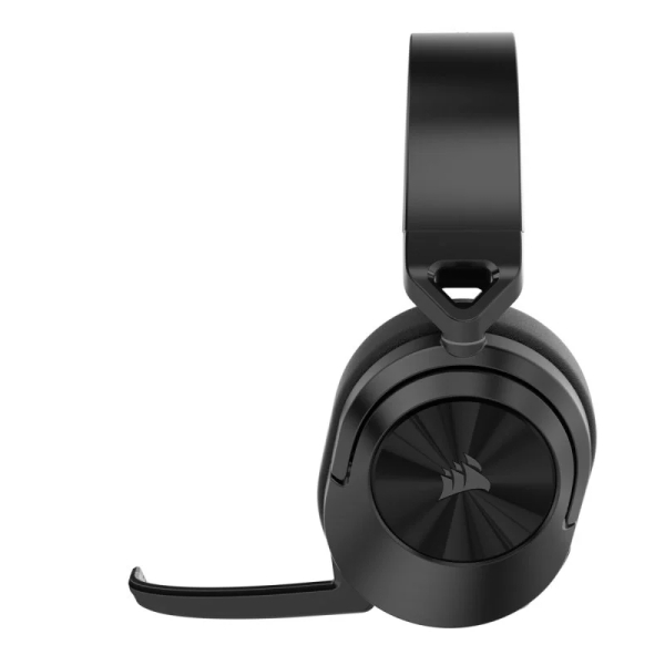 Casque gaming sans fil Corsair HS55 avec microphone - Connectivité Bluetooth 5.4 et 2,4 GHz - Son 7.1 immersif - Jusqu'à 24 h d'autonomie - Couleur carbone