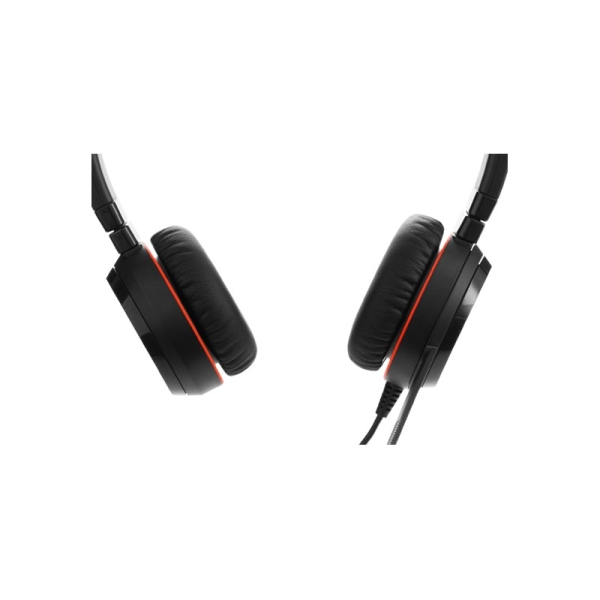 Casque Jabra Evolve 30 II MS avec microphone - Connectivité USB/3,5 mm - Suppression passive du bruit - Certifié Microsoft - Bandeau réglable - Commandes en ligne - Noir