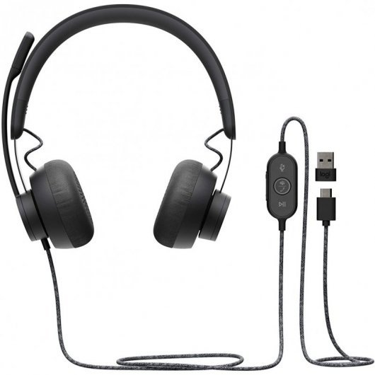 Casque Logitech Zone filaire MS Teams avec micro