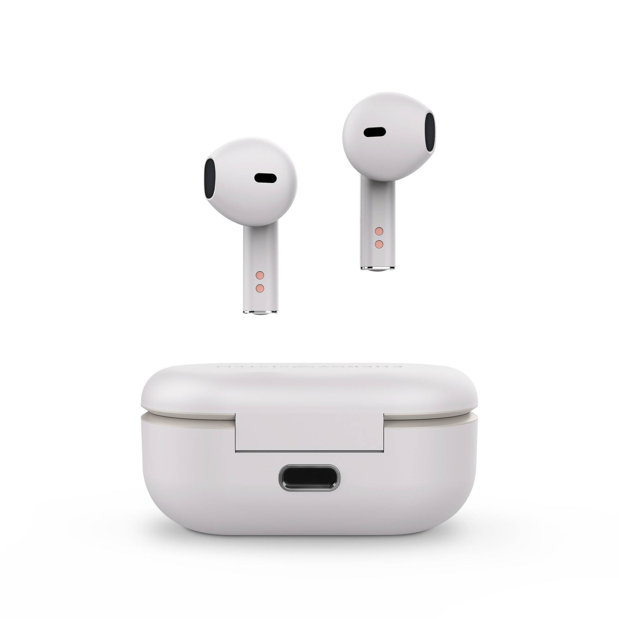 Casque sans fil Energy Sistem Style 4 - Design compact - Boîtier de chargement - Couleur blanche