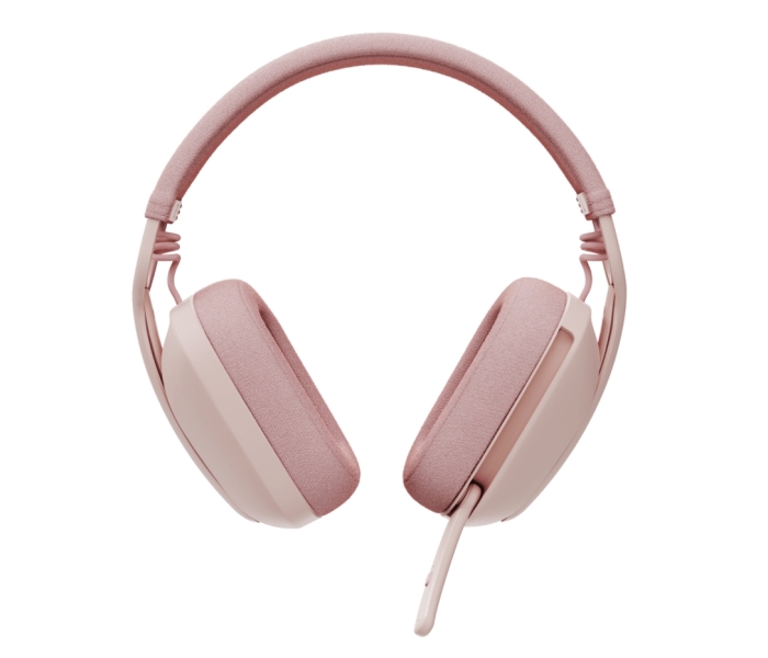 Casque sans fil Logitech Zone Vibe 100 - Bluetooth 5.2 - Portée 30 m - 2 microphones - Rose