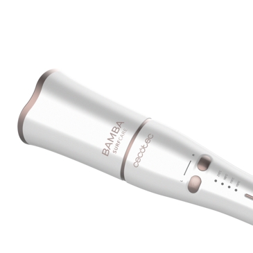 Cecotec Bamba SurfCare 800 Magic Waves Pro Fer à boucler 33W - Revêtement kératine et huile d'argan - Fonction ioniseur Pro - Cylindre XL - Fonction mémoire - Température réglable
