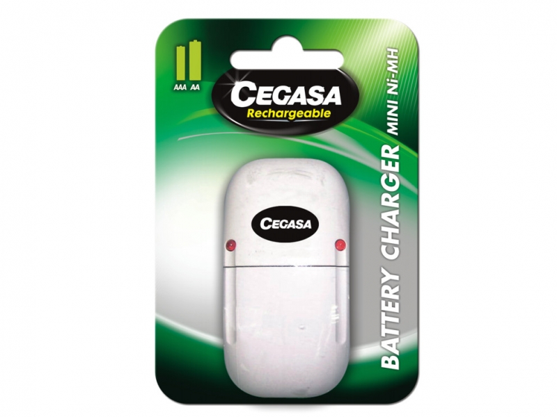 Cegasa Mini Chargeur Compact - Recharges illimitées - Facile à Utiliser - Idéal pour la Maison - Plusieurs Couleurs