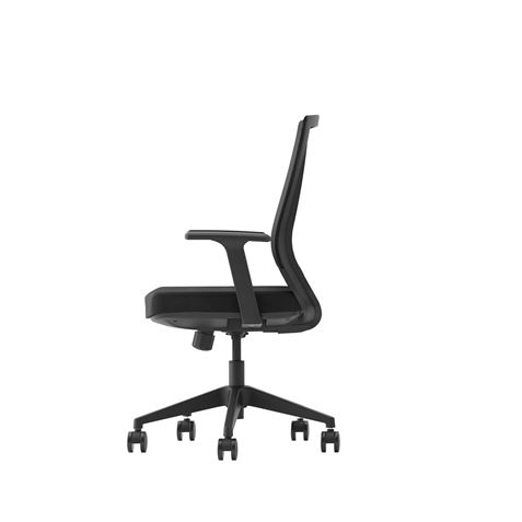 Chaise de Bureau Cromad Gamme Senior SE2000 - Piston à Gaz Grade 4 - Soutien Lombaire - Dossier Mesh - Accoudoirs Fixes