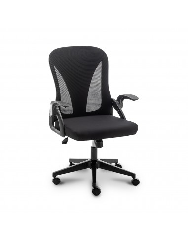 Chaise de bureau ergonomique Urban Factory Ergo - Dossier en maille - Dossier rabattable - Noir