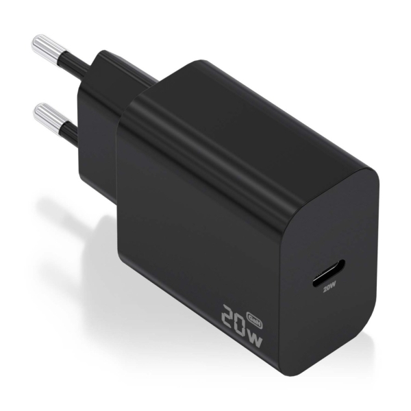 Chargeur Aisens 20 W GaN - USB-C PD3.0 - Noir