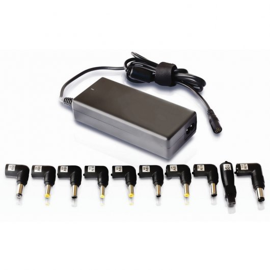 Chargeur Automatique Universel Leotec pour Ordinateur Portable 90W - 10 Connecteurs Différents