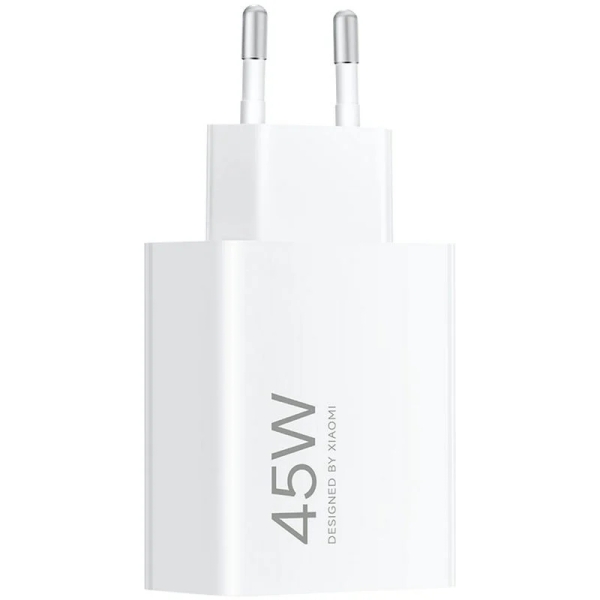 Chargeur mural Xiaomi 45 W QC3.0 - USB-A - Charge rapide - Blanc