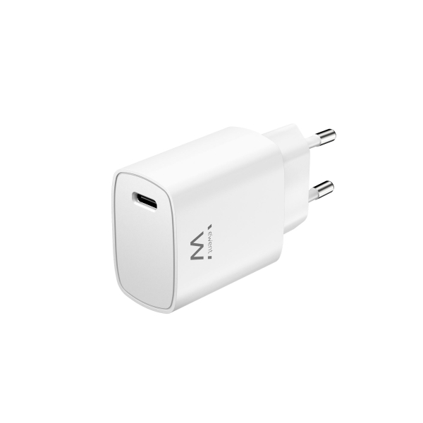 Chargeur USB-C Ewent EW1320 20 W - Charge rapide - Haute efficacité - Blanc