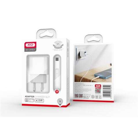 Chargeur XO Power L97 Type C + USB + Câble Lightning
