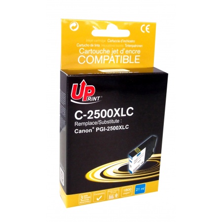 Cartouche encre UPrint compatible CANON PGI2500XLC cyan