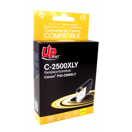 Cartouche encre UPrint compatible CANON PGI-2500XLY jaune