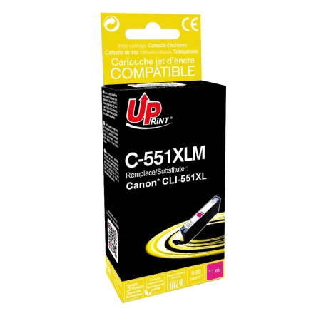 Cartouche encre UPrint compatible CANON CLI-551XL magenta