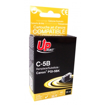Cartouche encre UPrint compatible CANON PGI-5BK noir