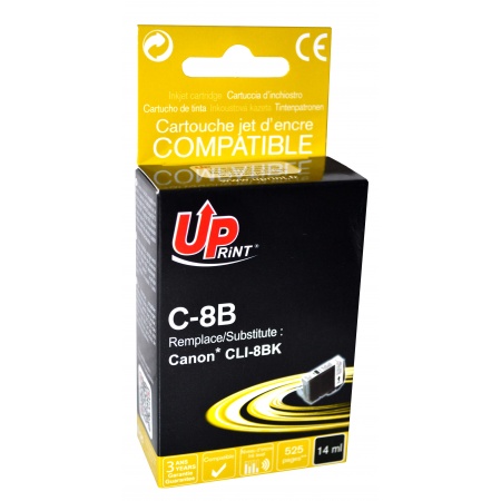 Cartouche encre UPrint compatible CANON CLI-8BK noir