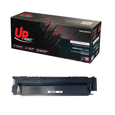 Toner Uprint compatible Canon 067H magenta - Remplace 5104C002/5100C002