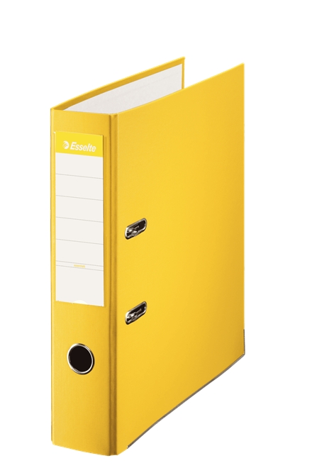 Lot 10 Classeurs Esselte Folio, 75mm, Jaune