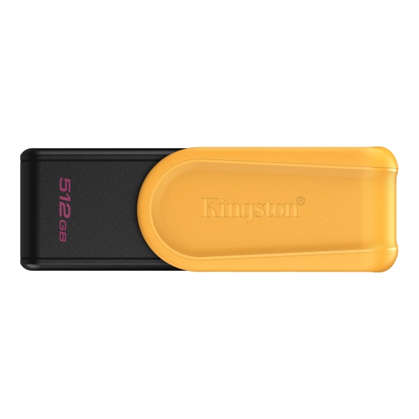 Clé USB Kingston DataTraveler Exodia 512 Go - USB 3.2 Gen 1 - Capuchon pivotant - Jaune