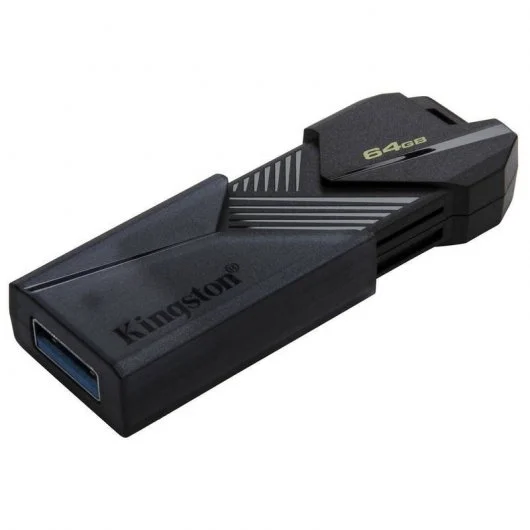 Clé USB Kingston DataTraveler Exodia Onyx 64 Go - USB 3.2 Gen 1 - Porte-clés - Couleur noire (Pendrive)
