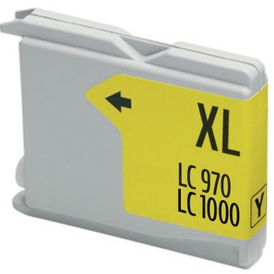 Cartouche compatible BROTHER LC1000 jaune