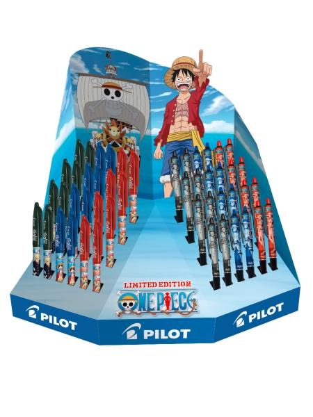 Coffret Pilot One Piece de 24 stylos Frixion Ball + 24 stylos Frixion Ball Plus - Effaçables - Rechargeables - Couleurs assorties