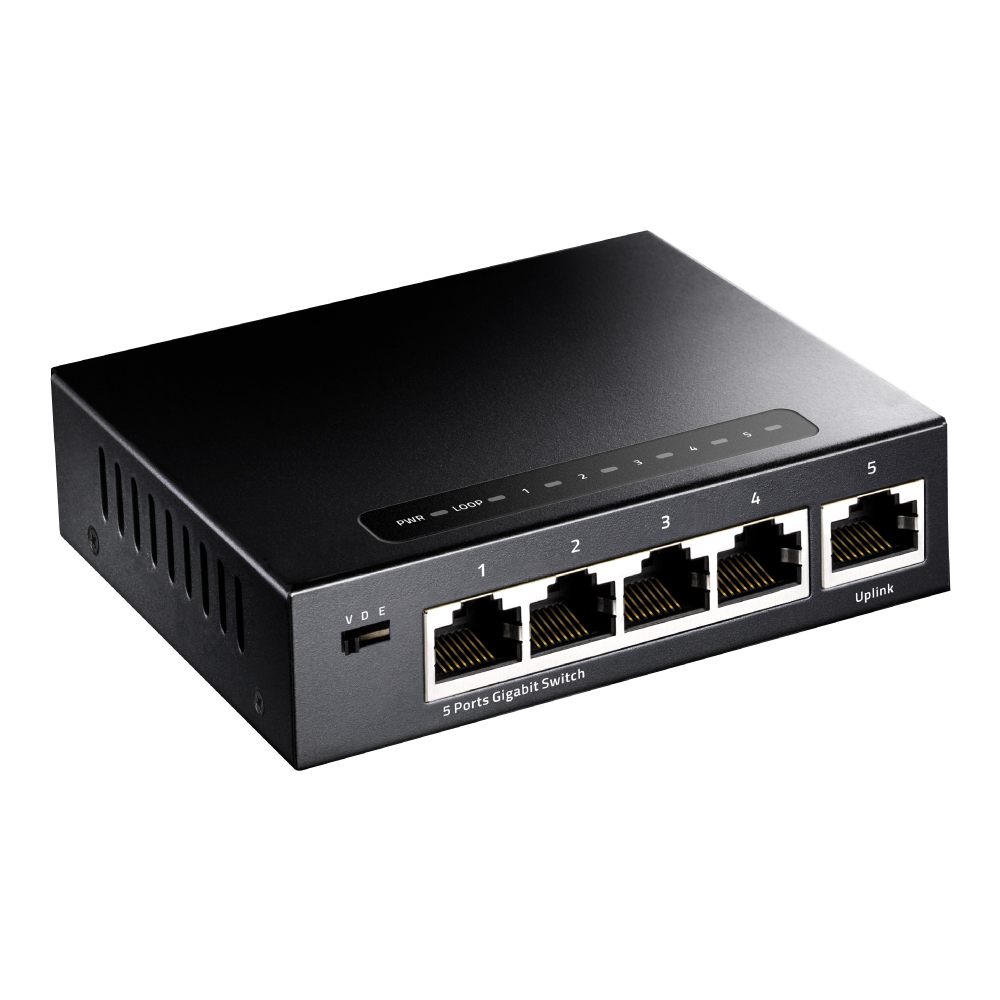 Commutateur Cudy GS105 5 ports Gigabit adaptables 10/100/1000 Mbps