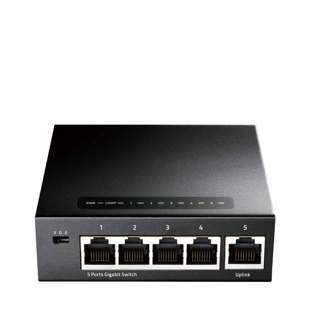 Commutateur Cudy GS105 5 ports Gigabit adaptables 10/100/1000 Mbps