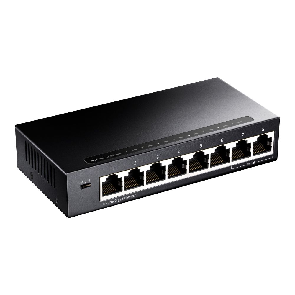 Commutateur Cudy GS108 8 ports Gigabit adaptatifs 10/100/1000 Mbps
