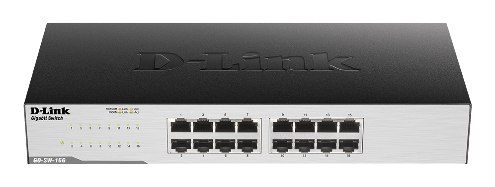 Commutateur D-Link 16 ports Gigabit 10/100/1000 Mbit/s