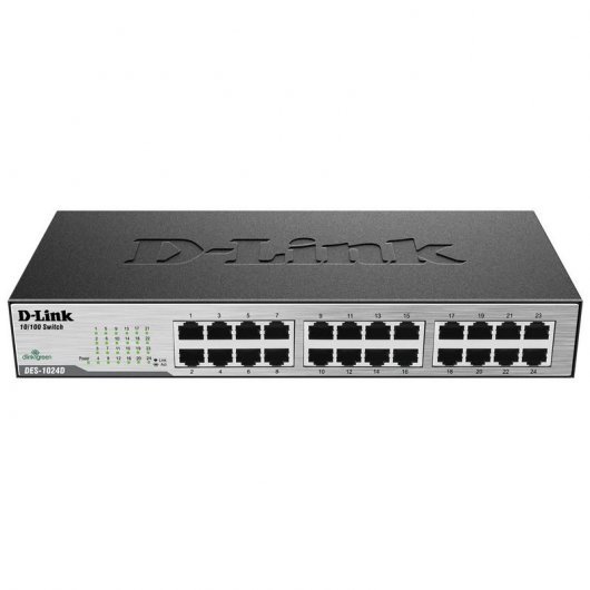 Commutateur D-Link 24 ports Gigabit 10/100 Mbps non géré